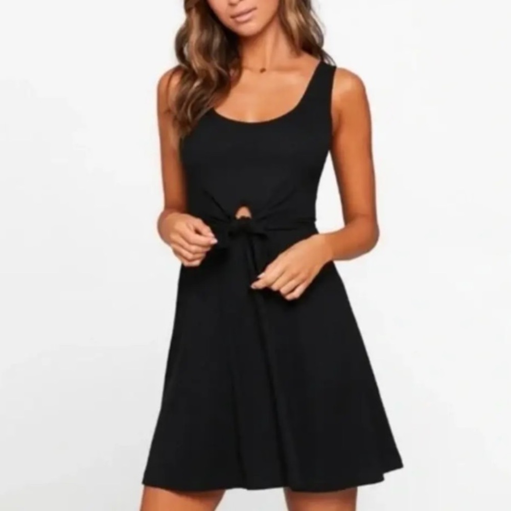 🎉HP🎉 NWT L*SPACE Topanga Cut Out Ribbed Mini Dress